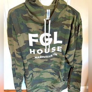 Florida Georgia Line (FGL) Camo Print Hoodie - Size L